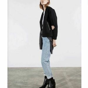 Everlane Soft Shell Bomber Zip Up Jacket